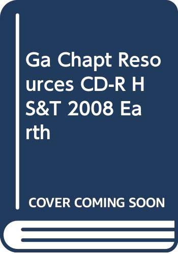 Cover for Ga Chapt Resources CD-R HS&T 2008 Earth