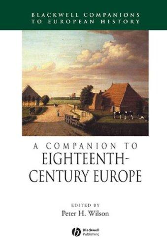 Cover for Companion to Eighteenth-Century Europe