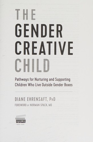 Cover for The gender creative child
