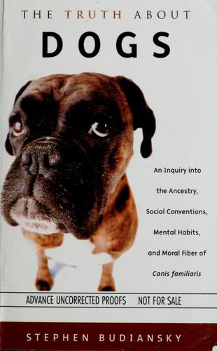 Cover for The truth about dogs