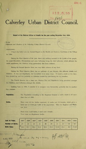 Cover for [Report 1934]