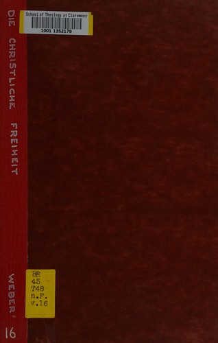 Cover for Die christliche Freiheit und der autonome Mensch