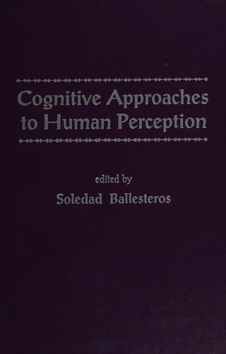 Cover for Cognitive approaches to human perception