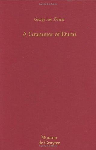 Cover for A grammar of Dumi