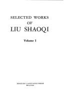 Cover for Selected works of Liu Shaoqi.