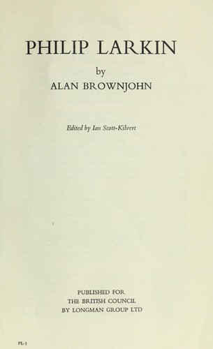 Cover for Philip Larkin