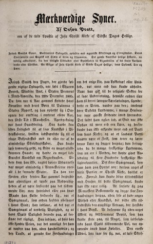 Cover for MÃ¦rkvÃ¦rdige syner