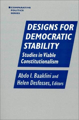 Cover for Designs for Democratic Stability