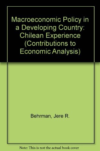 Cover for Macroeconomic policy in a developing country
