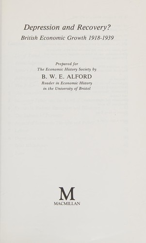 Cover for Depression and recovery?