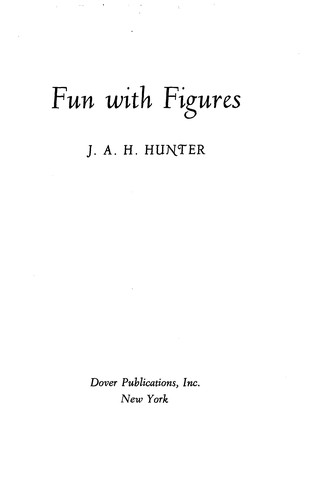 Cover for Fun with figures.