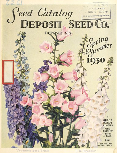 Cover for Seed catalog