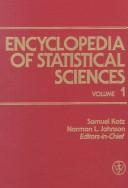Cover for 9 Vol. Set, Encyclopedia of Statistical Sciences