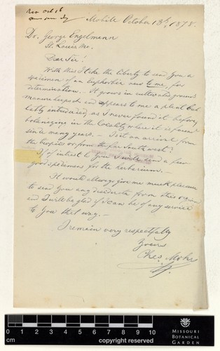 Cover for Correspondence