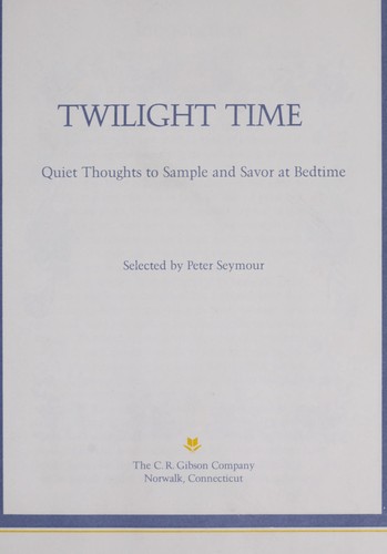 Cover for Twilight Time 