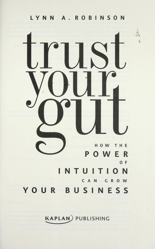 Cover for Trust your gut
