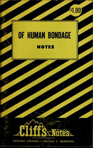 Cover for Of human bondage