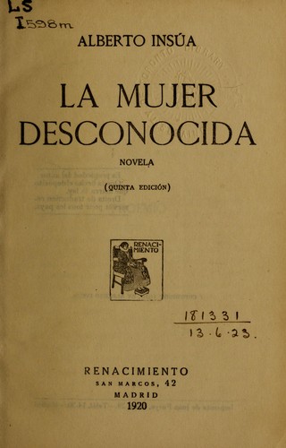 Cover for La Mujer Desconocida
