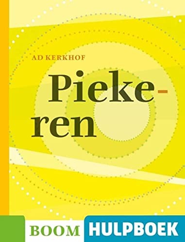 Cover for Boom hulpboek Piekeren