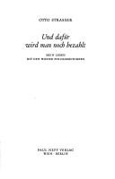 Cover for Und dafür wird man noch bezahlt.