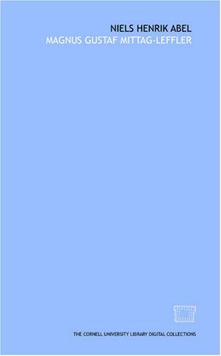 Cover for Niels Henrik Abel