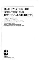 Cover for Mathematics for scientific and technical students