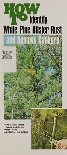Cover for How to identify white pine blister rust and remove cankers