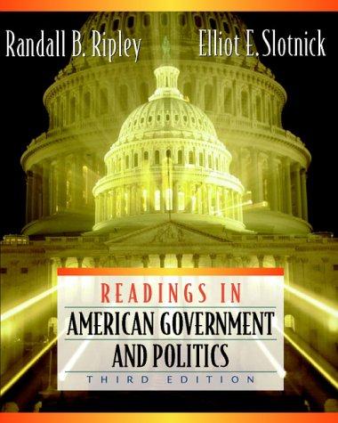 Cover for Readings in American government and politics