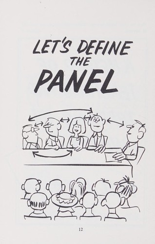 Cover for Using the panel in teaching and training.