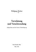 Cover for Verwüstung und Verschwendung