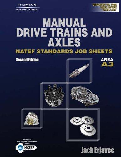 Cover for Manual Transmissions NATEF Standard Jobsheets, Area A3