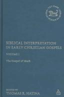 Cover for Biblical Interpretation in Early Christian Gospels