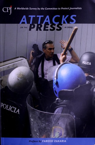 Cover for Attacks on the press in 2009