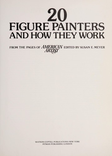 Cover for 20 figure painters and how they work