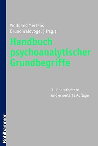 Cover for Handbuch Psychoanalytischer Grundbegriffe (German Edition)