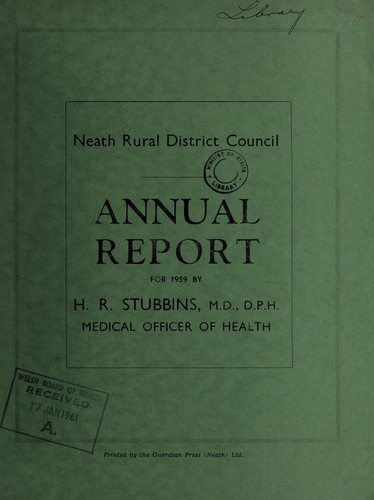 Cover for [Report 1959]