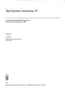 Cover for Ship Operation Automation, IV