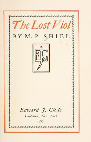 Cover for The lost viol