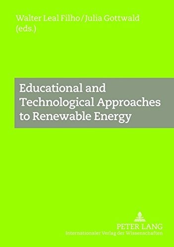 Cover for Educational and Technological Approaches to Renewable Energy
