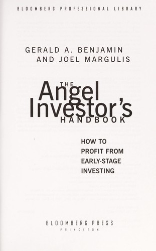 Cover for The angel investor's handbook