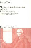 Cover for Meditazioni sulla economia politica