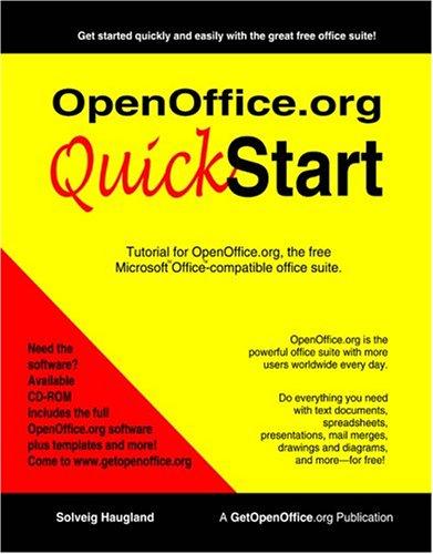 Cover for OpenOffice.org Quickstart Tutorial