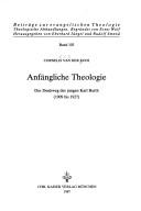 Cover for Anfängliche Theologie
