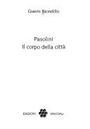 Cover for Pasolini