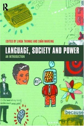 Cover for Language, society and power