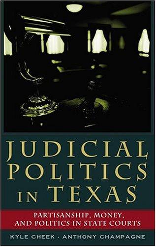 Cover for Judicial politics in Texas