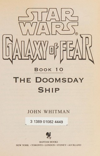 Cover for The doomsday ship