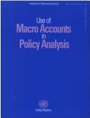 Cover for Use of macro accounts in policy analysis
