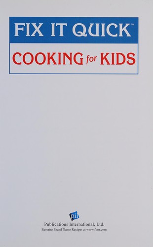 Cover for Fix it quick.