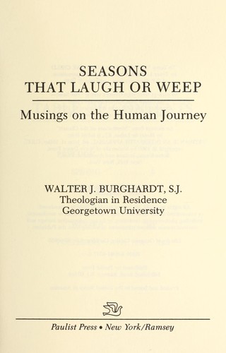 Cover for Seasons that laugh or weep